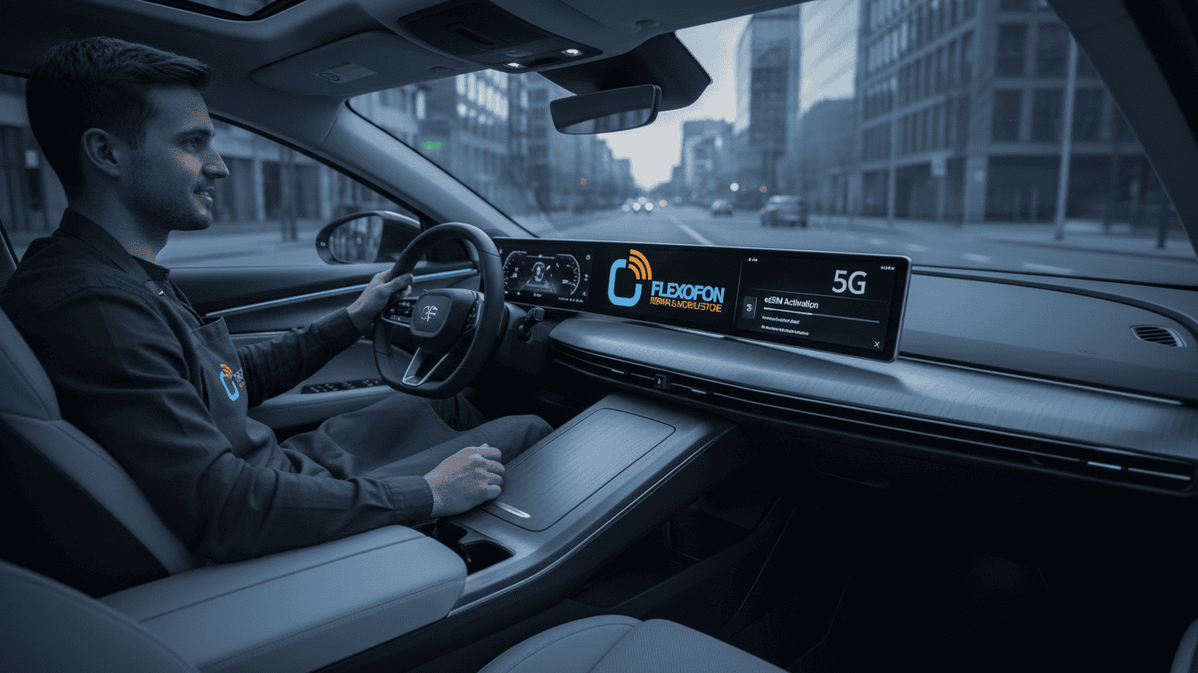 eSIM im Auto – wie vernetzte Fahrzeuge 2026 das mobile Fahren verändern