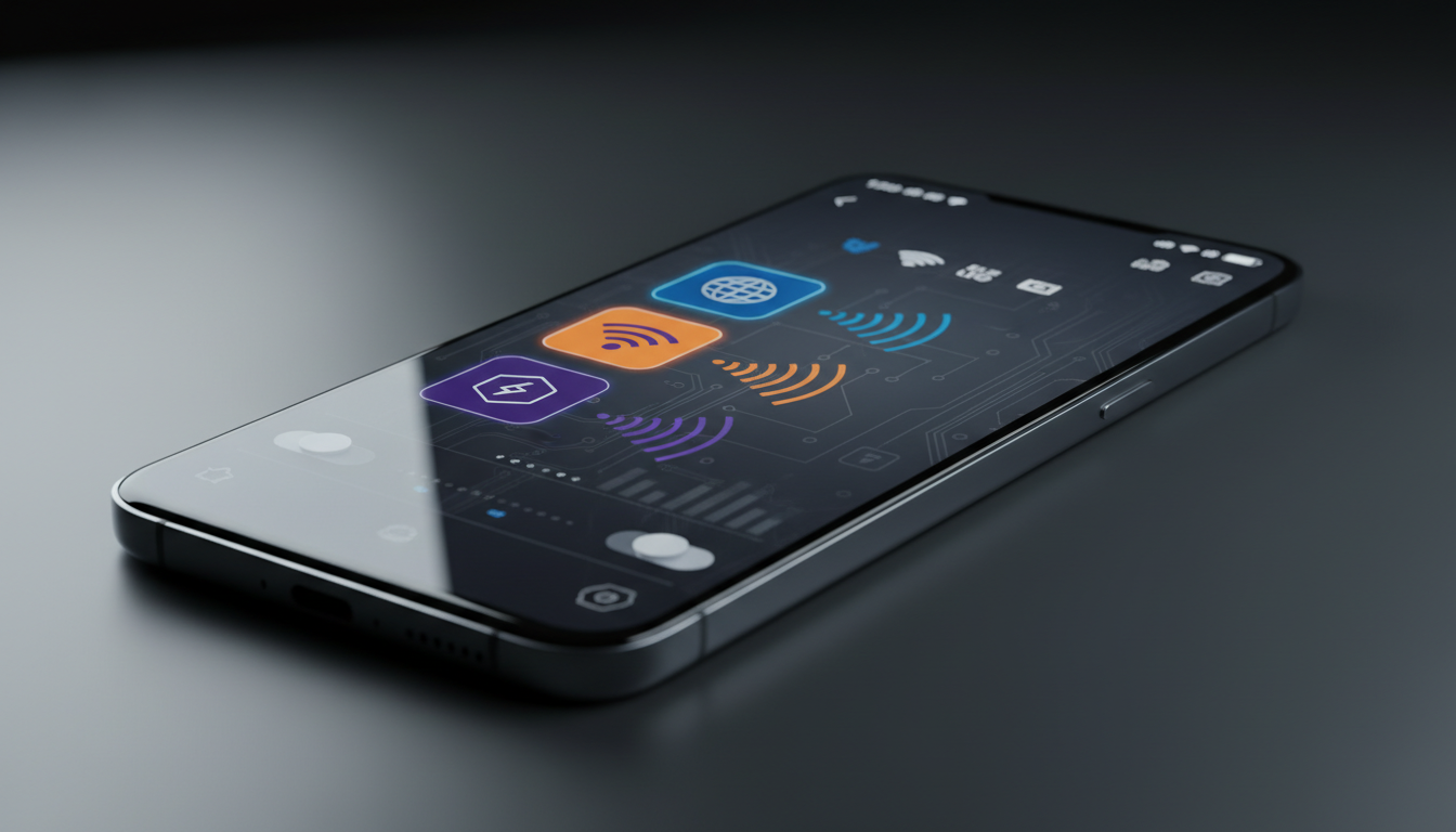 Multi-eSIM 2026 auf Smartphone – moderne Darstellung mehrerer digitaler Mobilfunkprofile für flexibles und nachhaltiges Netzmanagement.