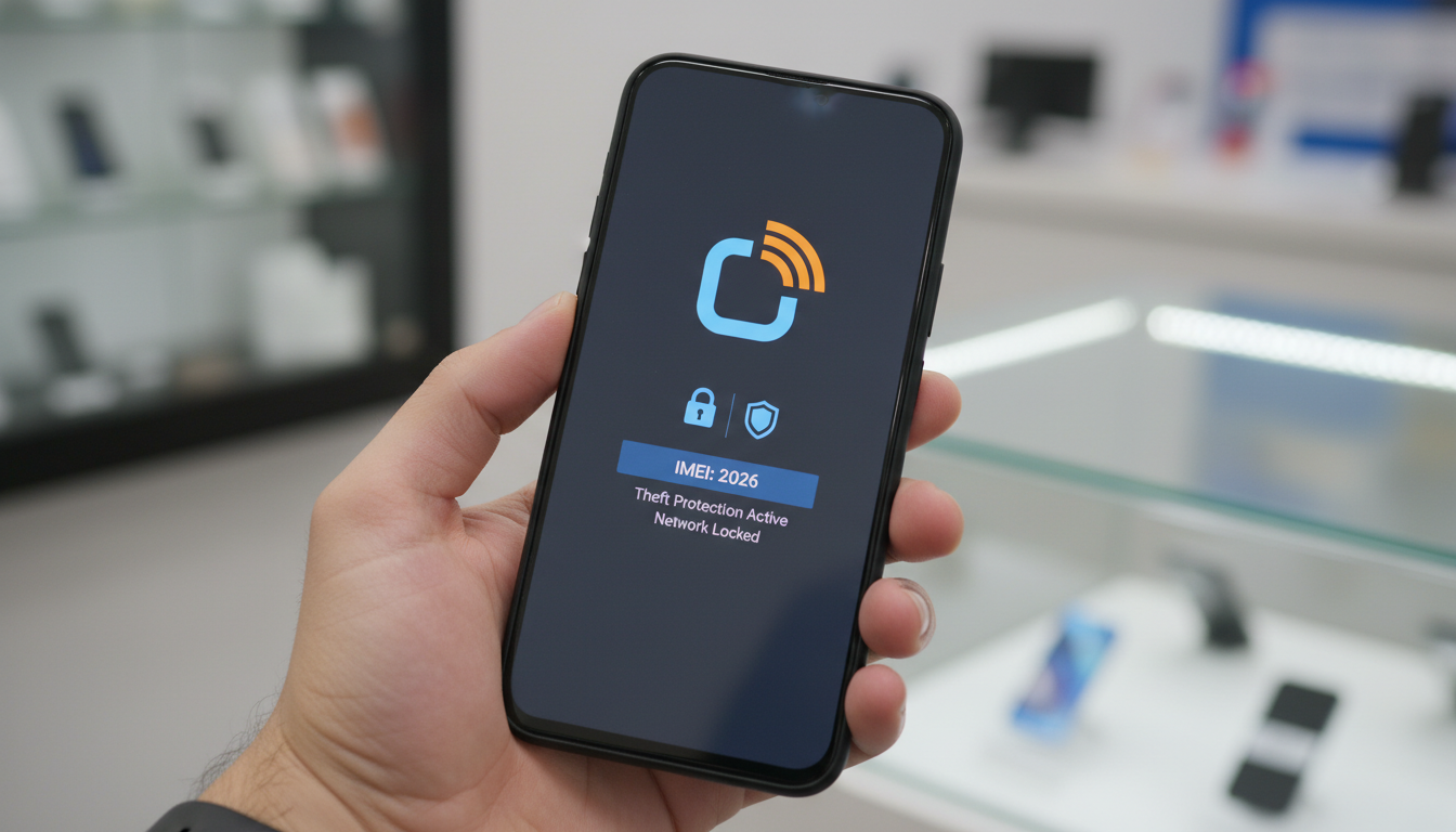 IMEI-Nummer 2026 – Smartphone zeigt Geräteidentifikation zur Diebstahlsicherung und Netzsperre