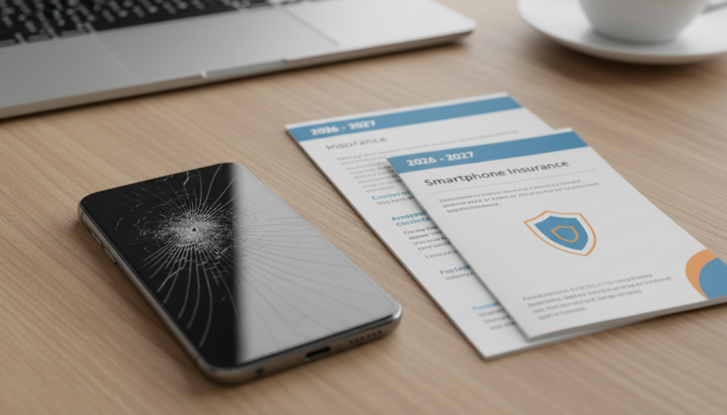 Smartphone Versicherung 2026: Schutz sinnvoll oder unnötige Kosten? 2 Smartphone Versicherung 2026: Schutz sinnvoll oder unnötige Kosten? Smartphone Versicherung 2026 – Smartphone mit gesprungenem Display neben Versicherungsunterlagen